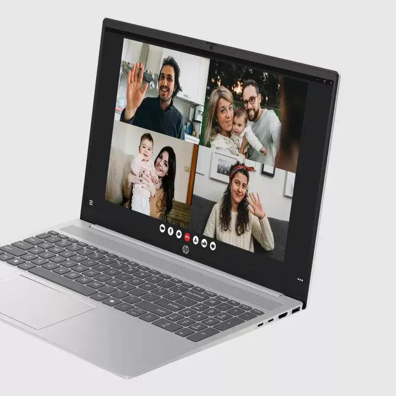 Nešiojamas kompiuteris HP Pavilion 16-ag0007nw — AMD Ryzen 5 8540U, 16 colių WUXGA, 16 GB RAM, 512 GB SSD, Windows 11 Home, sidabrinis