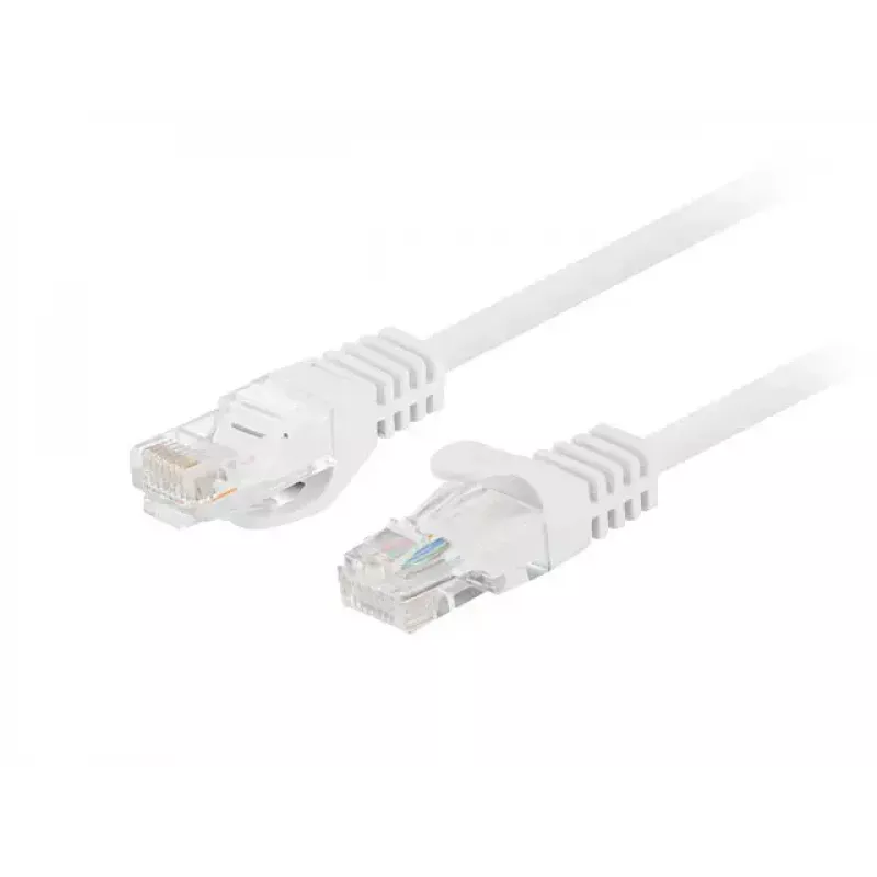 Tinklo kabelis Lanberg PCU6-20CC-0200-W RJ-45 Cat6 2 m Baltas