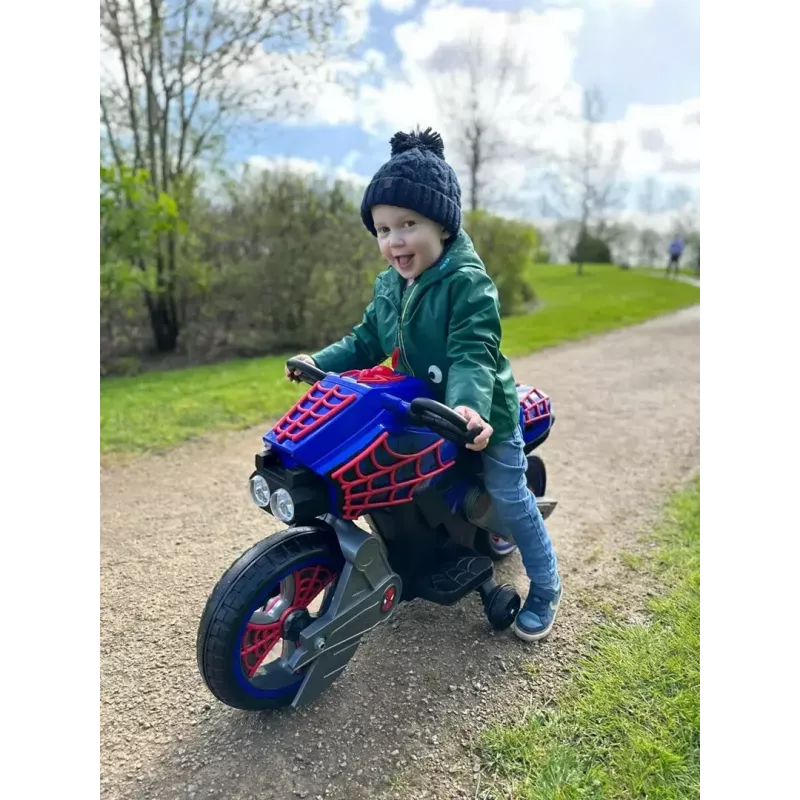 Elektrinis važiuojamas motociklas HUFFY 17345W — vaikiška baterijomis maitinama 6V transporto priemonė