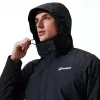Striukė Berghaus Hillwalker IA Shell dydis M juoda + megztinis Berghaus Prism PT HZ dydis M juodas