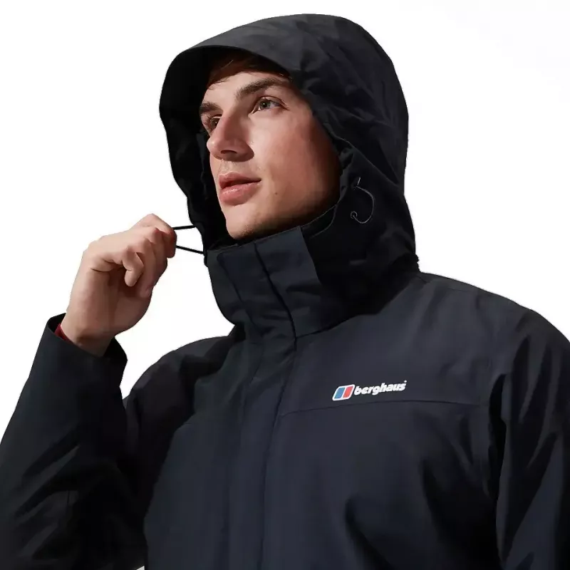 Striukė Berghaus Hillwalker IA Shell dydis M juoda + megztinis Berghaus Prism PT HZ dydis M juodas