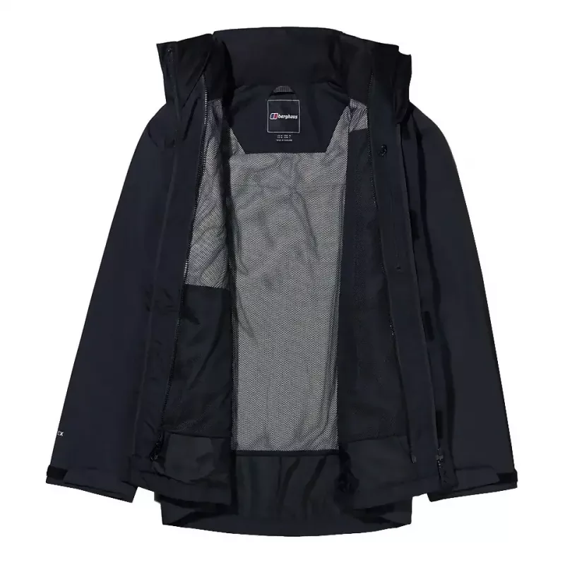 Striukė Berghaus Hillwalker IA Shell dydis M juoda + megztinis Berghaus Prism PT HZ dydis M juodas