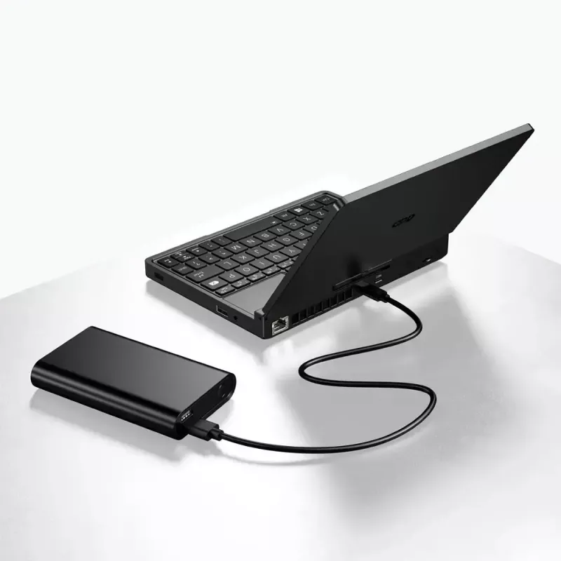 GPD Pocket 4 nešiojamasis kompiuteris — AMD Ryzen 7 8840U, 8 colių WQXGA 2560×1600 144Hz jutiklinis, 16GB DDR5, 1TB NVMe, Radeon 780M, Windows 11, LAN, FPR, Graphite