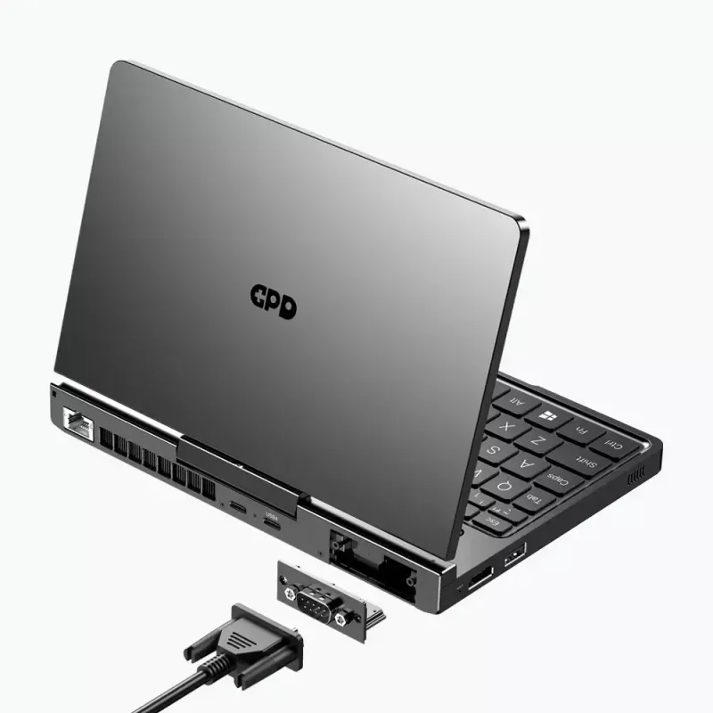GPD Pocket 4 nešiojamasis kompiuteris — AMD Ryzen 7 8840U, 8 colių WQXGA 2560×1600 144Hz jutiklinis, 16GB DDR5, 1TB NVMe, Radeon 780M, Windows 11, LAN, FPR, Graphite