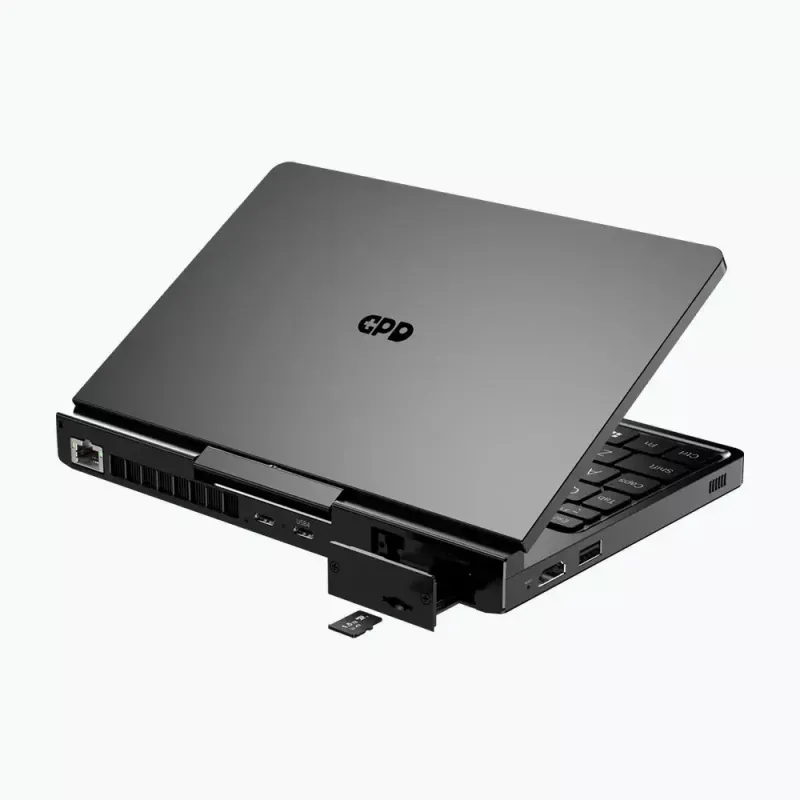 GPD Pocket 4 nešiojamasis kompiuteris — AMD Ryzen 7 8840U, 8 colių WQXGA 2560×1600 144Hz jutiklinis, 16GB DDR5, 1TB NVMe, Radeon 780M, Windows 11, LAN, FPR, Graphite