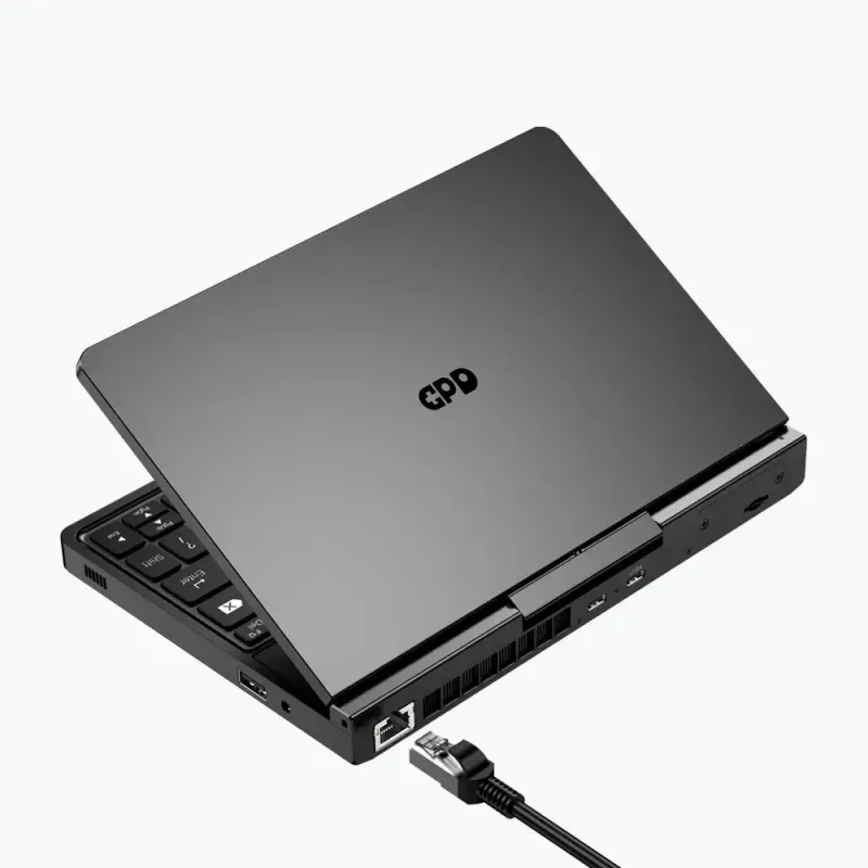 GPD Pocket 4 nešiojamasis kompiuteris — AMD Ryzen 7 8840U, 8 colių WQXGA 2560×1600 144Hz jutiklinis, 16GB DDR5, 1TB NVMe, Radeon 780M, Windows 11, LAN, FPR, Graphite