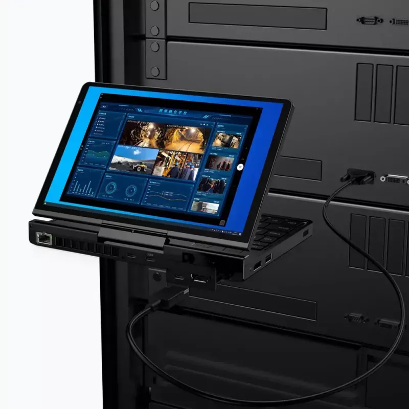 GPD Pocket 4 nešiojamasis kompiuteris — AMD Ryzen 7 8840U, 8 colių WQXGA 2560×1600 144Hz jutiklinis, 16GB DDR5, 1TB NVMe, Radeon 780M, Windows 11, LAN, FPR, Graphite