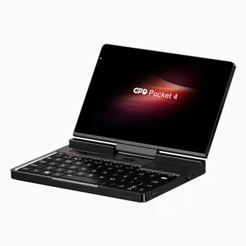 GPD Pocket 4 nešiojamasis kompiuteris — AMD Ryzen 7 8840U, 8 colių WQXGA 2560×1600 144Hz jutiklinis, 16GB DDR5, 1TB NVMe, Radeon 780M, Windows 11, LAN, FPR, Graphite