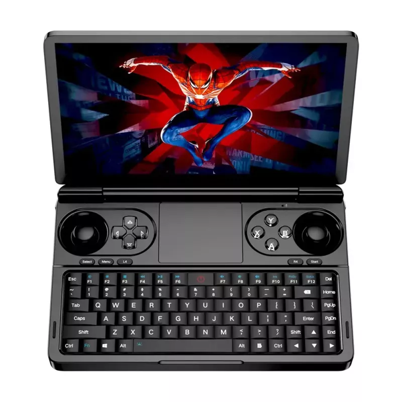 Nešiojamasis kompiuteris GPD WinMini HX370 — 7 colių FHD 120Hz jutiklinis ekranas, AMD Ryzen AI 9 HX370, 32GB DDR5, 2TB NVMe, Radeon 890M, Win 11, juodas