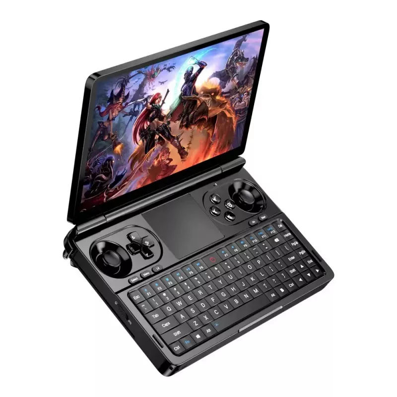 Nešiojamasis kompiuteris GPD WinMini HX370 — 7 colių FHD 120Hz jutiklinis ekranas, AMD Ryzen AI 9 HX370, 32GB DDR5, 2TB NVMe, Radeon 890M, Win 11, juodas