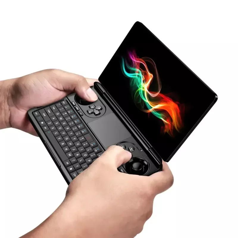 Nešiojamasis kompiuteris GPD WinMini HX370 — 7 colių FHD 120Hz jutiklinis ekranas, AMD Ryzen AI 9 HX370, 32GB DDR5, 2TB NVMe, Radeon 890M, Win 11, juodas