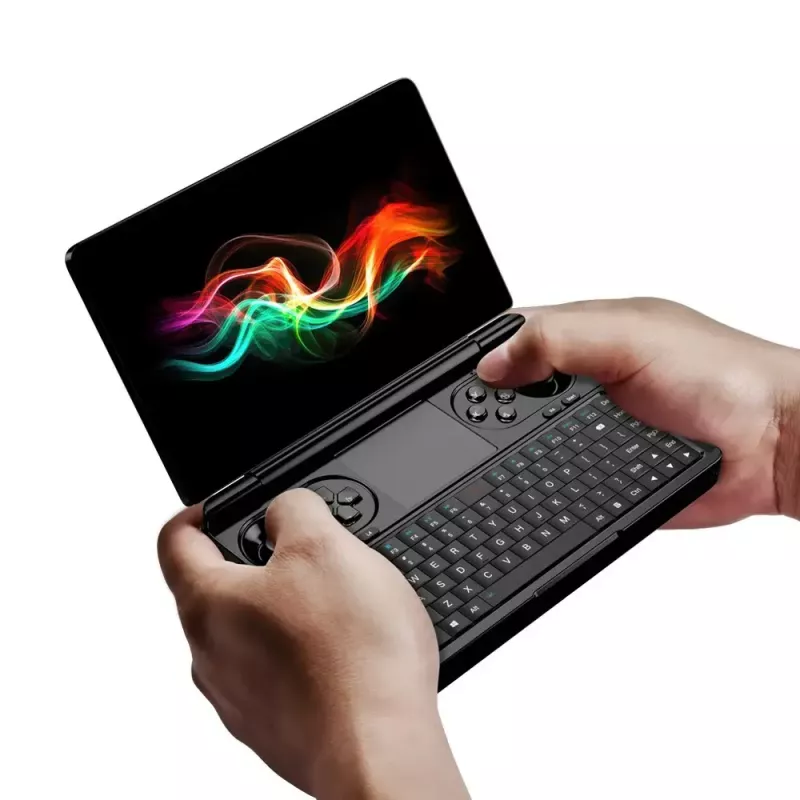 Nešiojamasis kompiuteris GPD WinMini HX370 — 7 colių FHD 120Hz jutiklinis ekranas, AMD Ryzen AI 9 HX370, 32GB DDR5, 2TB NVMe, Radeon 890M, Win 11, juodas