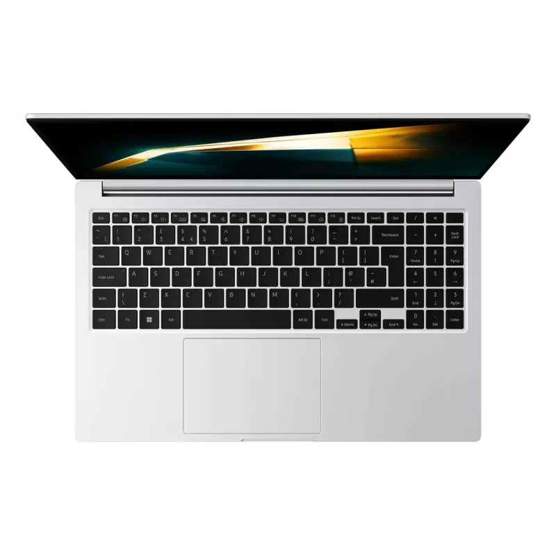 Nešiojamasis kompiuteris Samsung Galaxy Book4 NP750XGK-KS2US — Intel Core 7 150U, 15.6 col. Full HD, 16 GB, 512 GB SSD, Windows 11 Home, sidabrinis