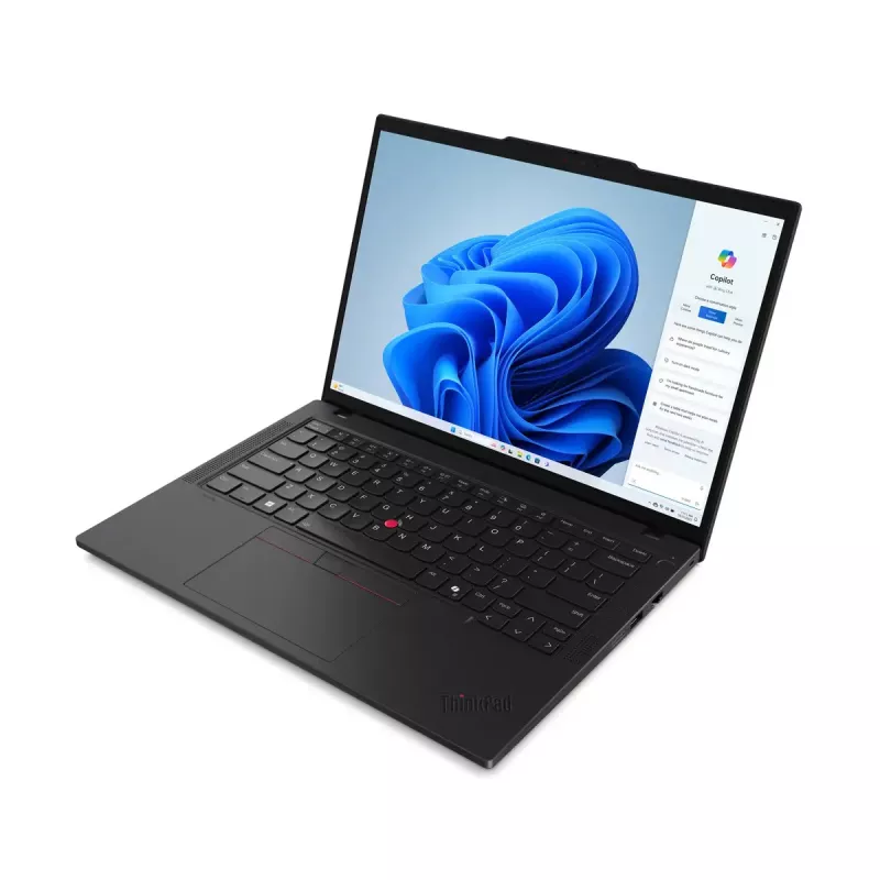 Nešiojamasis kompiuteris Lenovo ThinkPad T14 Gen 5 (AMD) — Ryzen 7 PRO 8840U, 14 col. WUXGA lietimui jautrus ekranas, 32 GB RAM, 512 GB SSD, Windows 11 Pro