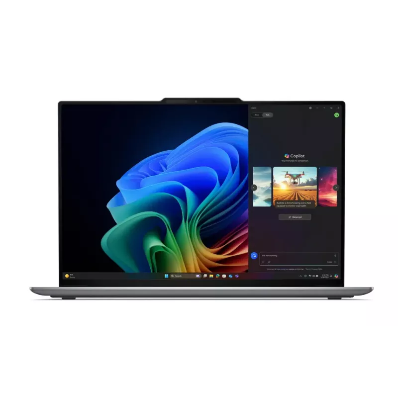 Nešiojamasis kompiuteris Lenovo ThinkPad X9-15 Gen 1 Copilot+ PC — Intel Core Ultra 7 258V, 15,3 col. 2,8K jutiklinis, 32 GB, 1 TB SSD, Wi‑Fi 7, Windows 11 Pro, pilka