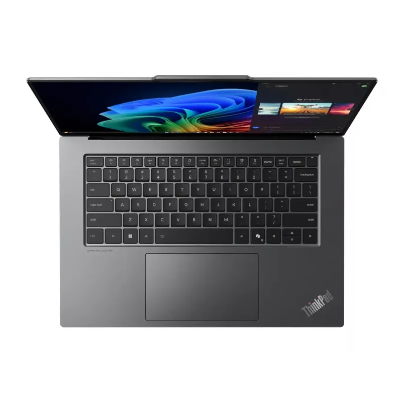Nešiojamasis kompiuteris Lenovo ThinkPad X9-15 Gen 1 Copilot+ PC — Intel Core Ultra 7 258V, 15,3 col. 2,8K jutiklinis, 32 GB, 1 TB SSD, Wi‑Fi 7, Windows 11 Pro, pilka