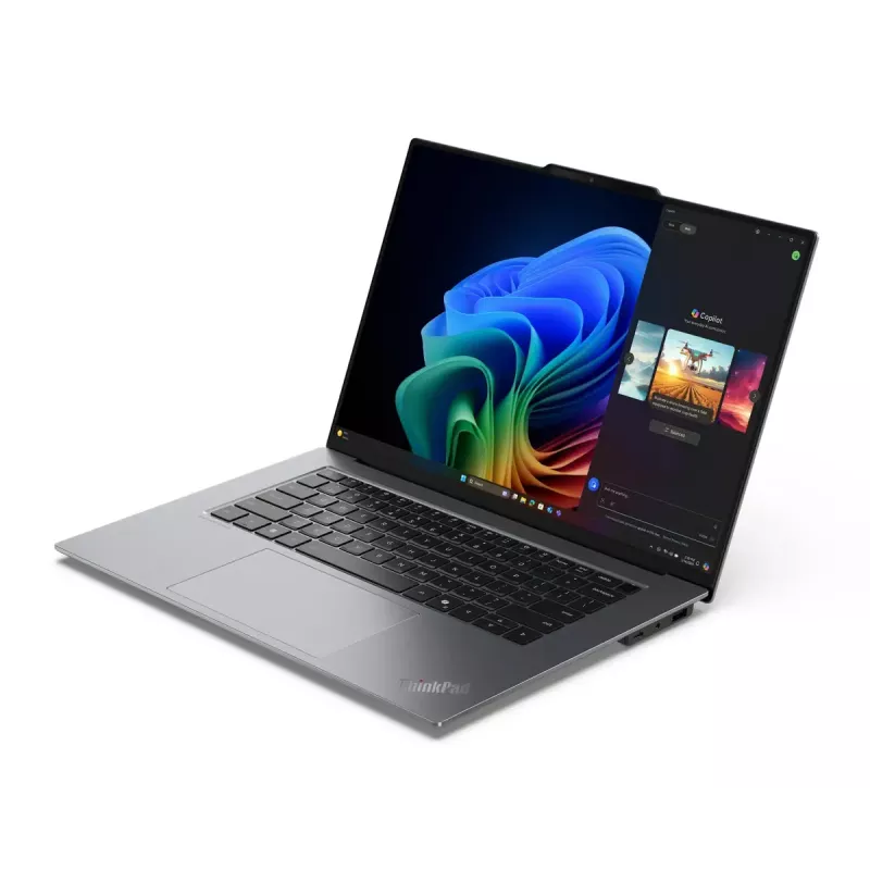 Nešiojamasis kompiuteris Lenovo ThinkPad X9-15 Gen 1 Copilot+ PC — Intel Core Ultra 7 258V, 15,3 col. 2,8K jutiklinis, 32 GB, 1 TB SSD, Wi‑Fi 7, Windows 11 Pro, pilka