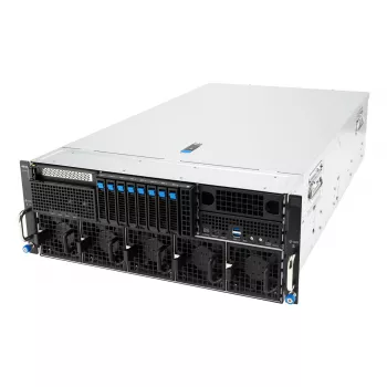 Stovo serveris ASUS ESC8000A-E13P (4U) — LGA 6096, AMD EPYC, iki 3 TB DDR5, 24 DIMM, 3200 W PSU, 10 GbE