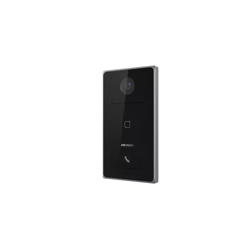 Vaizdo domofonas Hikvision DS-KV6133-ME1, 2 MP, 1920×1080, 129° HF, IR naktinis matymas 2,5 m, IP65, juodas