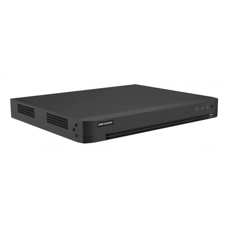 Skaitmeninis vaizdo registratorius Hikvision IDS-7216HUHI-M2/XT — 16 kanalų DVR, 4K (3840×2160), H.264/H.265, SATA HDD iki 12 TB, Gigabitas Ethernet, 12 V DC