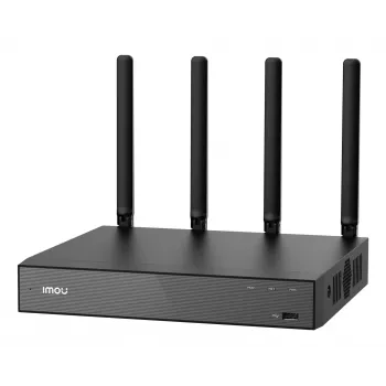 Tinklo vaizdo registratorius IMOU N110W — 10 kanalų NVR, maks. 2592×1944, dviejų dažnių „Wi‑Fi“, 16 TB SATA atmintis, gigabitinė eterneto sąsaja, juodas