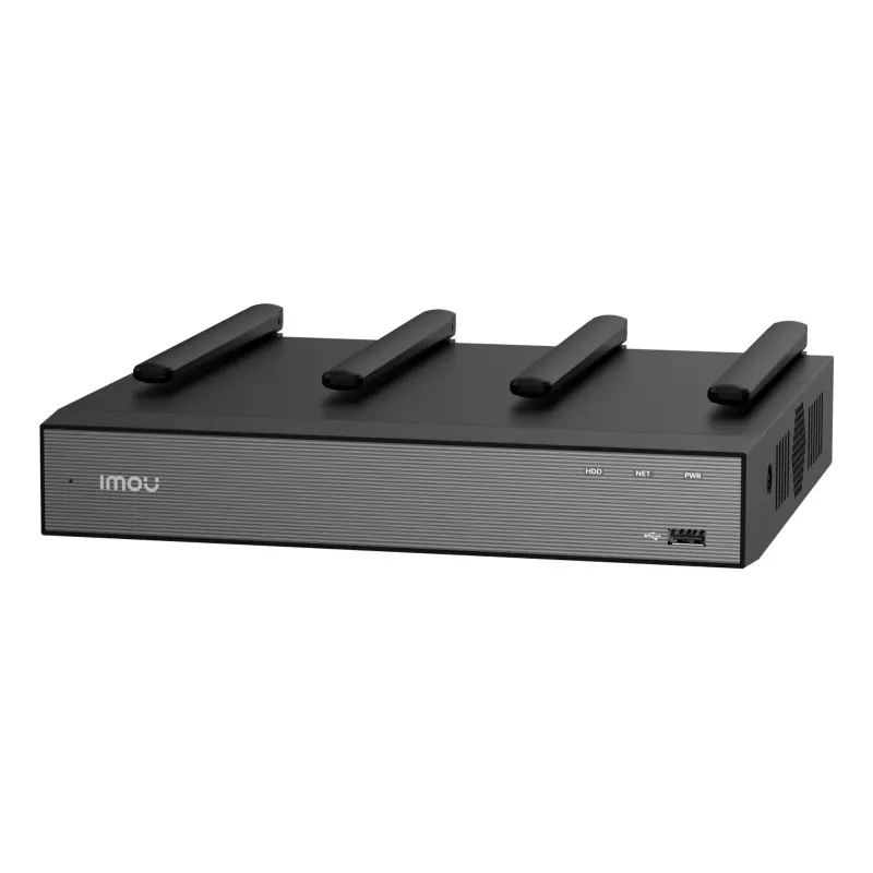 Tinklo vaizdo registratorius IMOU N110W — 10 kanalų NVR, maks. 2592×1944, dviejų dažnių „Wi‑Fi“, 16 TB SATA atmintis, gigabitinė eterneto sąsaja, juodas