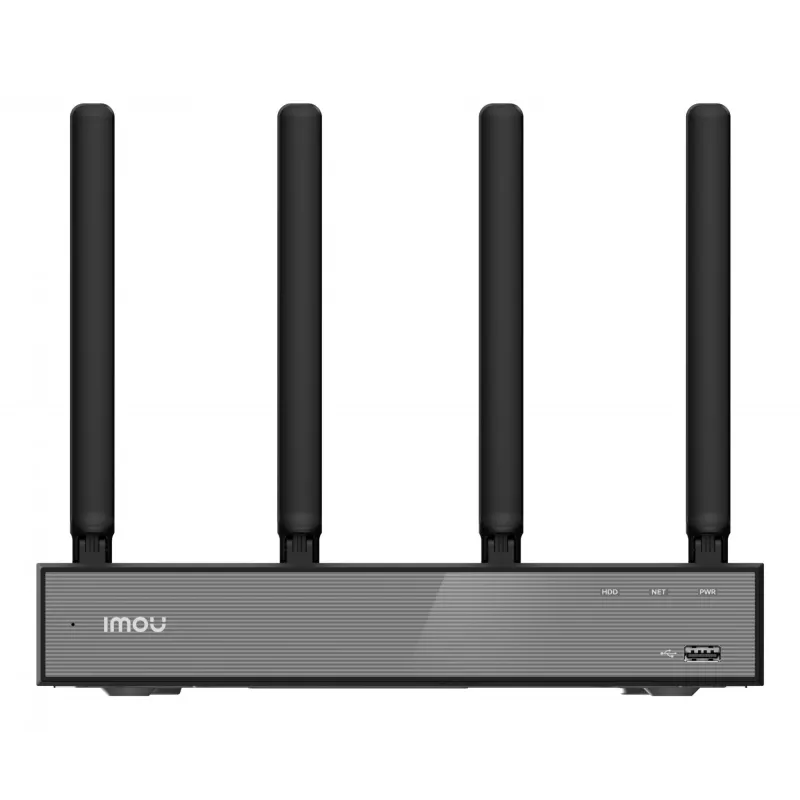 Tinklo vaizdo registratorius IMOU N110W — 10 kanalų NVR, maks. 2592×1944, dviejų dažnių „Wi‑Fi“, 16 TB SATA atmintis, gigabitinė eterneto sąsaja, juodas