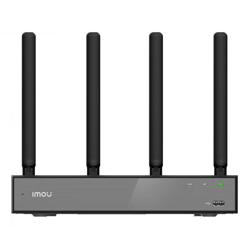 Tinklo vaizdo registratorius IMOU N110W — 10 kanalų NVR, maks. 2592×1944, dviejų dažnių „Wi‑Fi“, 16 TB SATA atmintis, gigabitinė eterneto sąsaja, juodas
