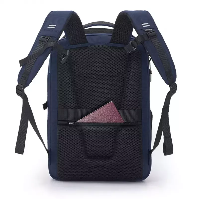 Nešiojamojo kompiuterio kuprinė XDDESIGN Bizz Navy — atspari vandeniui, lengva, modelis P705.935