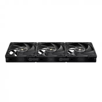 ASUS ProArt PF120 ventiliatorius PWM, juodas, 3 vnt. komplektas, kompiuterio korpusui, 12 cm, 3 vnt.