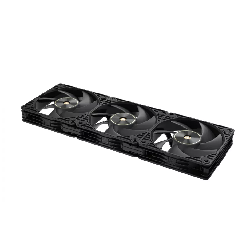 ASUS ProArt PF120 ventiliatorius PWM, juodas, 3 vnt. komplektas, kompiuterio korpusui, 12 cm, 3 vnt.