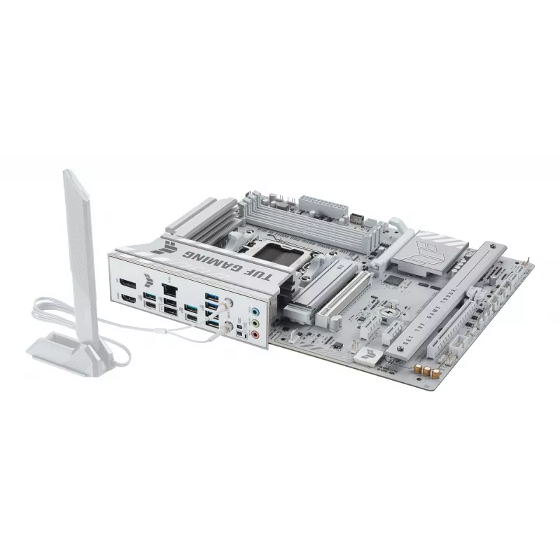 Pagrindinė plokštė ASUS TUF GAMING B850‑PRO WIFI7 W NEO — AMD B850, Socket AM5, ATX, DDR5, Wi‑Fi 7, 2.5GbE