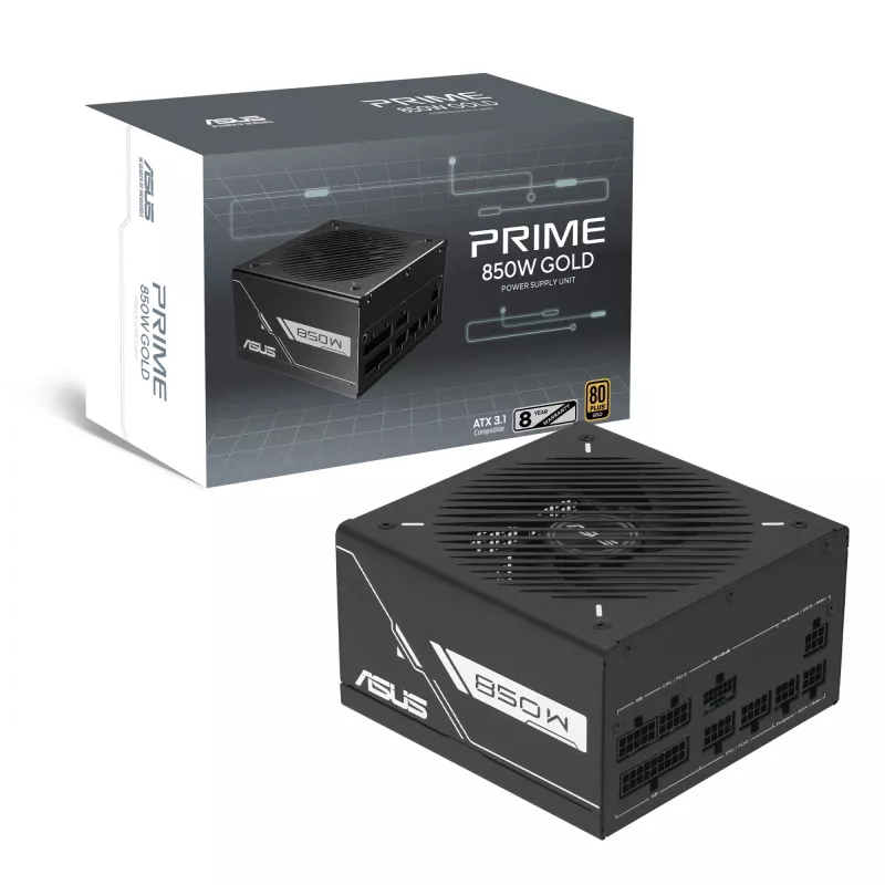 Maitinimo blokas ASUS Prime -850G 850W ATX 20+4 pin, 80 PLUS Gold, juodas