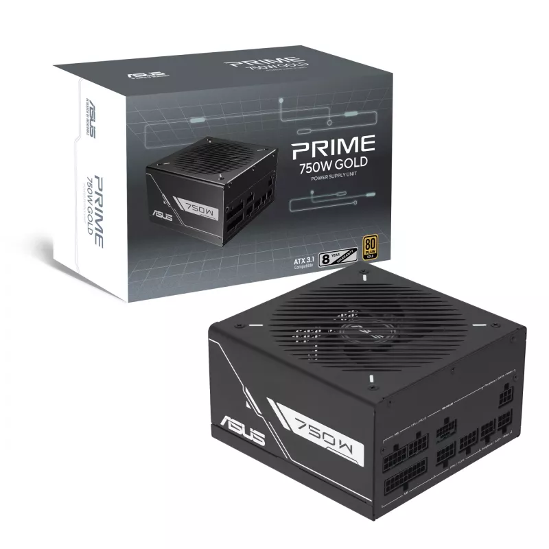 Maitinimo blokas ASUS Prime -750G 750 W 20+4 pin ATX 80 PLUS Gold juodas