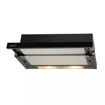 Pusiau įmontuojamas (ištraukiamas) gartraukis CATA TF 2003 GBK, 600 mm, 340 m³/h, juodas
