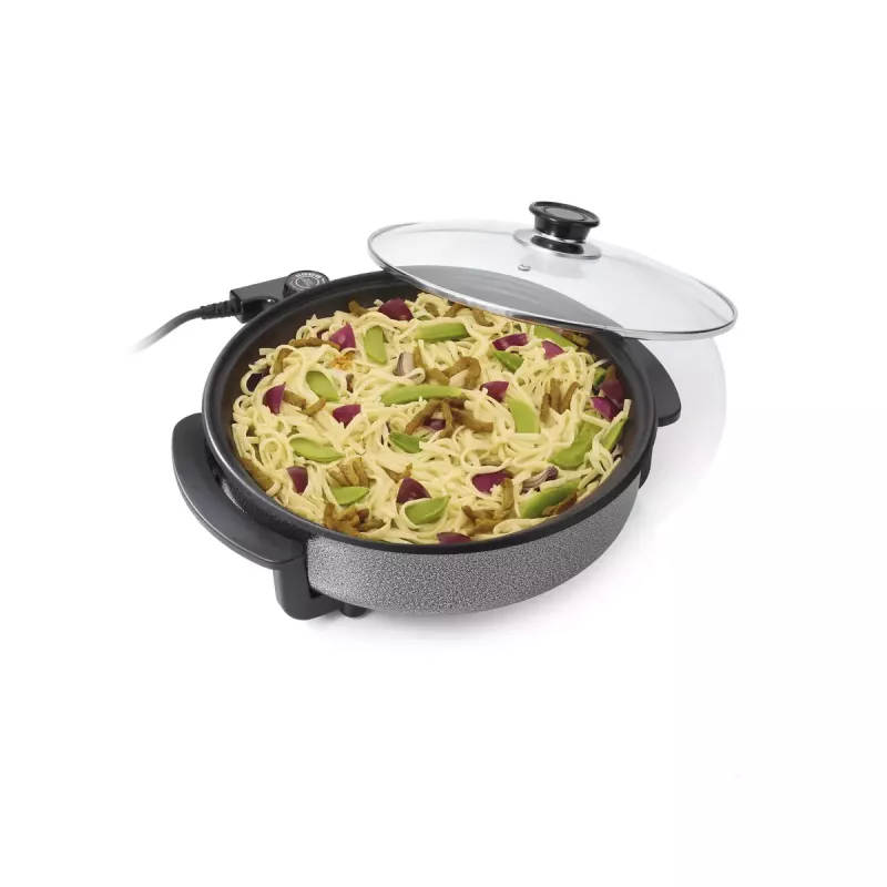 Grill Pan Tristar PZ-2963 Multifunctional Round Juoda 30cm