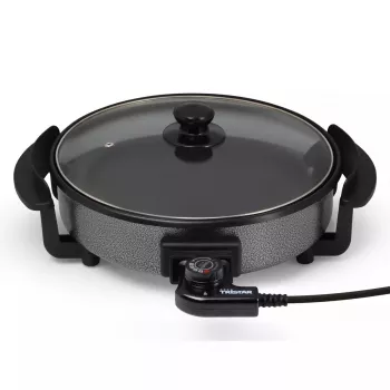 Grill Pan Tristar PZ-2963 Multifunctional Round Juoda 30cm