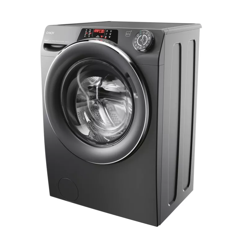 Candy RapidÓ RO41276DWMCRT-S skalbyklė priekinio įkrovimo 7 kg 1200 aps./min. antracito spalvos
