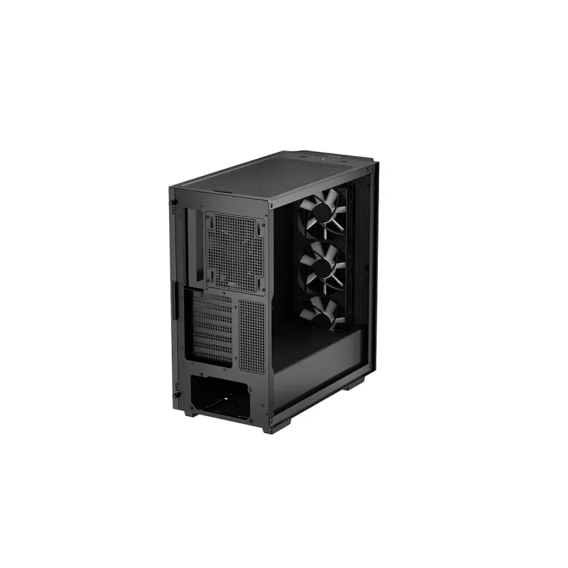Vidutinio bokšto kompiuterio korpusas DeepCool CG540 — juodas, ATX palaikymas, erdvus vidus, optimizuotas oro srautas