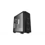 Vidutinio bokšto kompiuterio korpusas DeepCool CG540 — juodas, ATX palaikymas, erdvus vidus, optimizuotas oro srautas