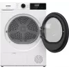 Gorenje Torktumlare DHNE82 BK040, atskirai stovintis, priekinio įkrovimo, šilumos siurblys, baltas, mygtukai, sukamoji rankenėlė, dešinė