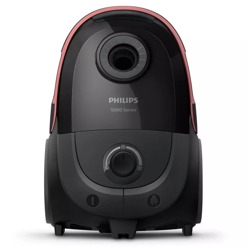 Cilindrinis dulkių siurblys Philips 5000 series XD5123/10 — 900 W, 4 L dulkių maišelis, HEPA ir mikro filtras, kietoms grindims ir kilimams
