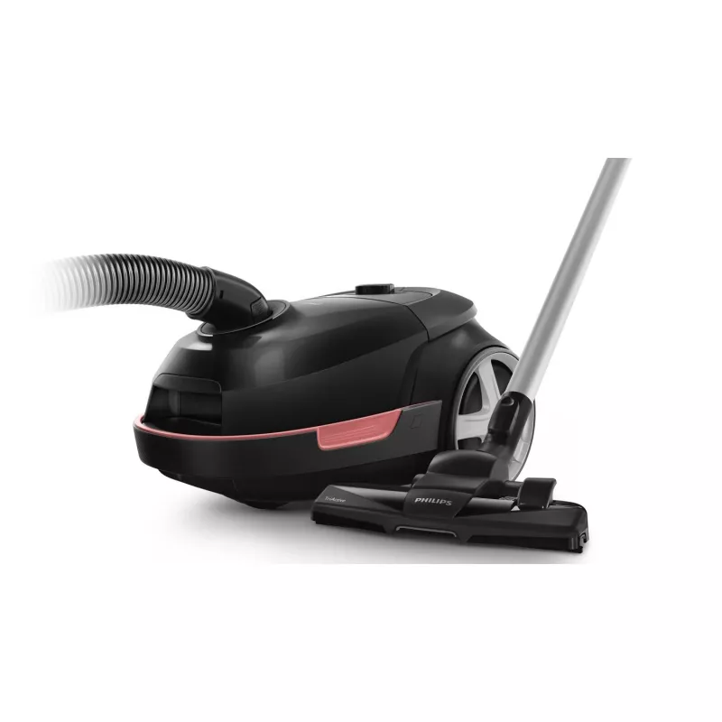 Cilindrinis dulkių siurblys Philips 5000 series XD5123/10 — 900 W, 4 L dulkių maišelis, HEPA ir mikro filtras, kietoms grindims ir kilimams