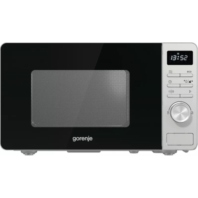 Gorenje MO20A3X Nerūdijančio plieno Solo mikrobangų krosnelė Pastatoma 20 L 800 W