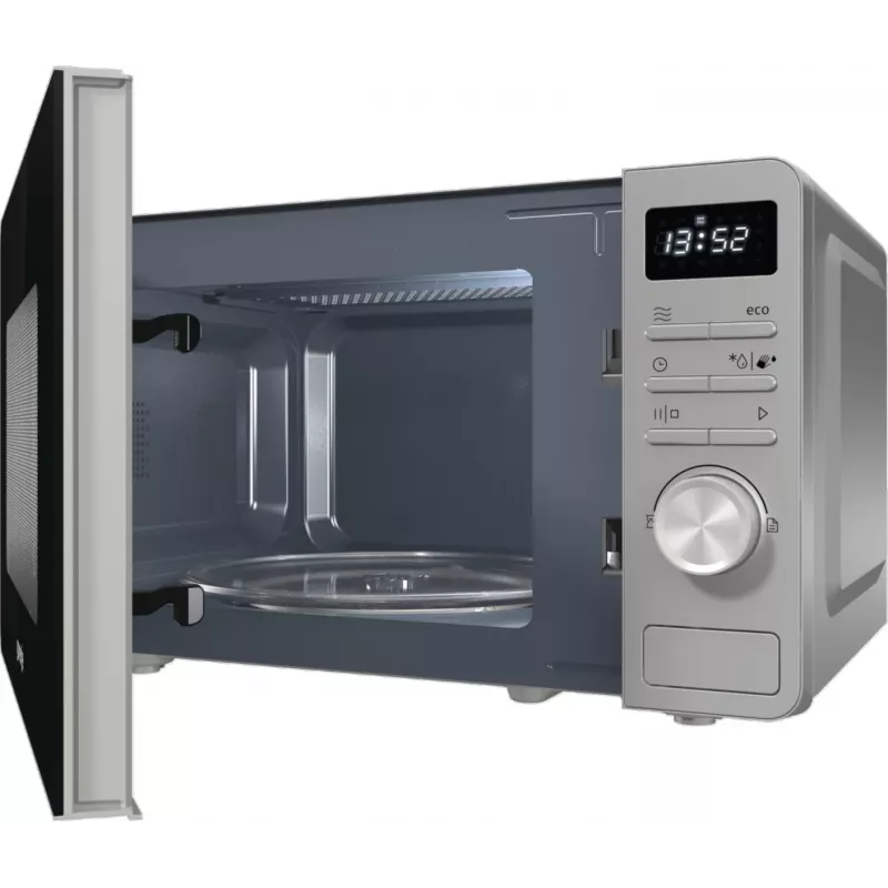Gorenje MO20A3X Nerūdijančio plieno Solo mikrobangų krosnelė Pastatoma 20 L 800 W