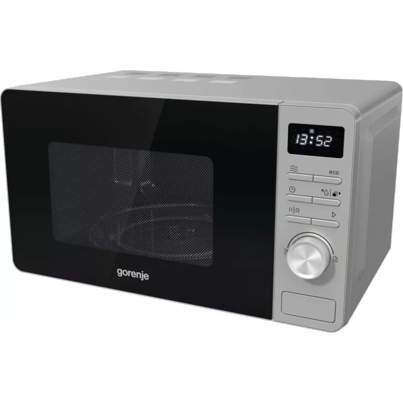 Gorenje MO20A3X Nerūdijančio plieno Solo mikrobangų krosnelė Pastatoma 20 L 800 W