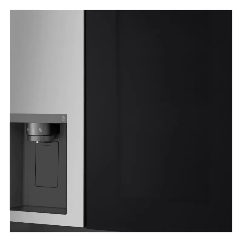 Šaldytuvas Side-by-side LG GSGV81PYLL, 635 L bendra talpa, šaldytuvas 416 L, šaldiklis 219 L, metalinė sidabrinė