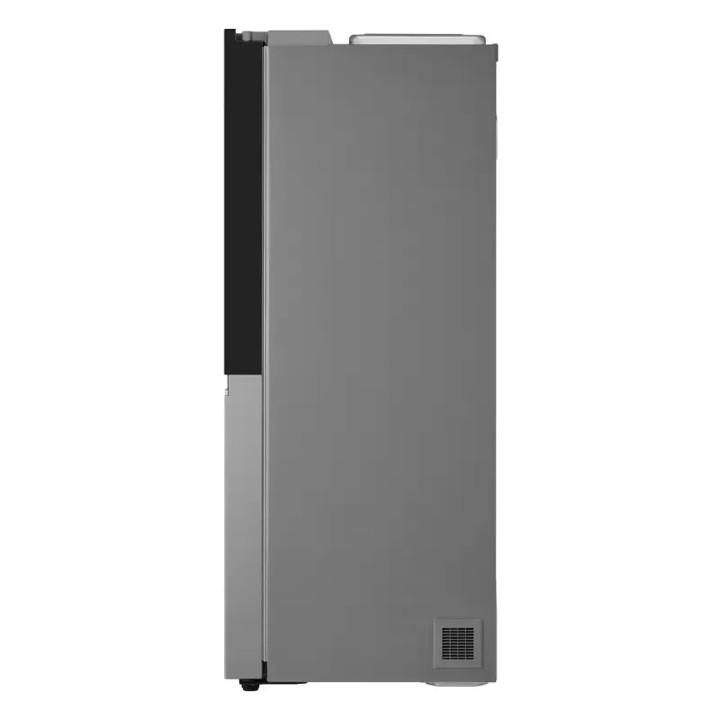 Šaldytuvas Side-by-side LG GSGV81PYLL, 635 L bendra talpa, šaldytuvas 416 L, šaldiklis 219 L, metalinė sidabrinė