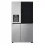 Šaldytuvas Side-by-side LG GSGV81PYLL, 635 L bendra talpa, šaldytuvas 416 L, šaldiklis 219 L, metalinė sidabrinė