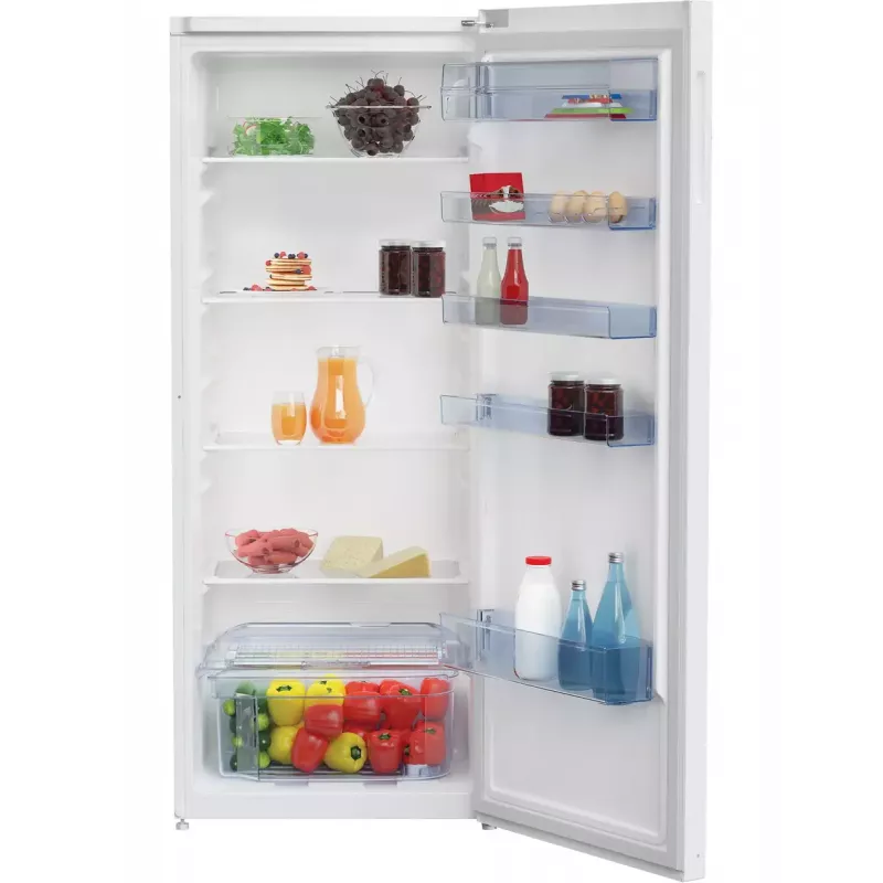 Laisvai pastatomas šaldytuvas BEKO RSSA290M41WN — 286 L talpa, E energijos klasė, 38 dB, baltas